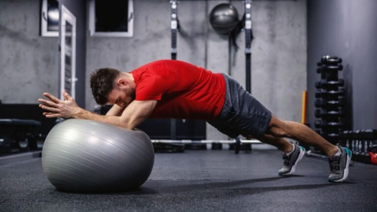 yoga on the ball workout
