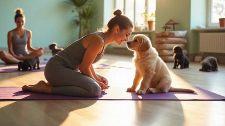 Puppy Yoga