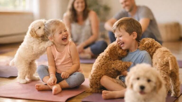 puppy yoga houston